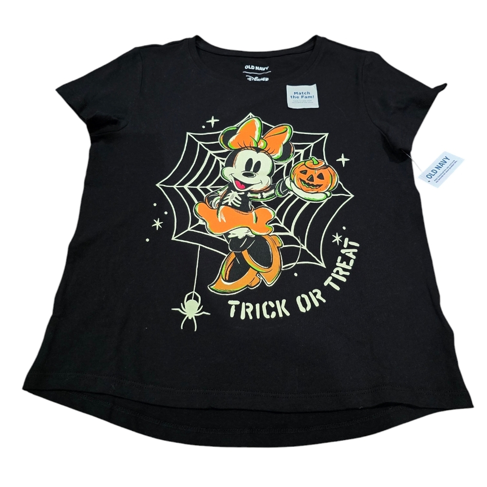 Disney Minnie Mouse Halloween Tee, Size L(10/12)